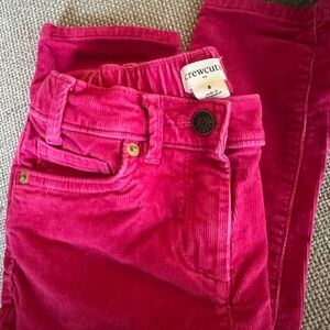 Crewcuts Vibrant Pink Corduroy Pants